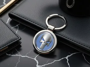 Mens Best Keyring Tag Metallic Force